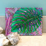 Single Monstera Ceramic Tile