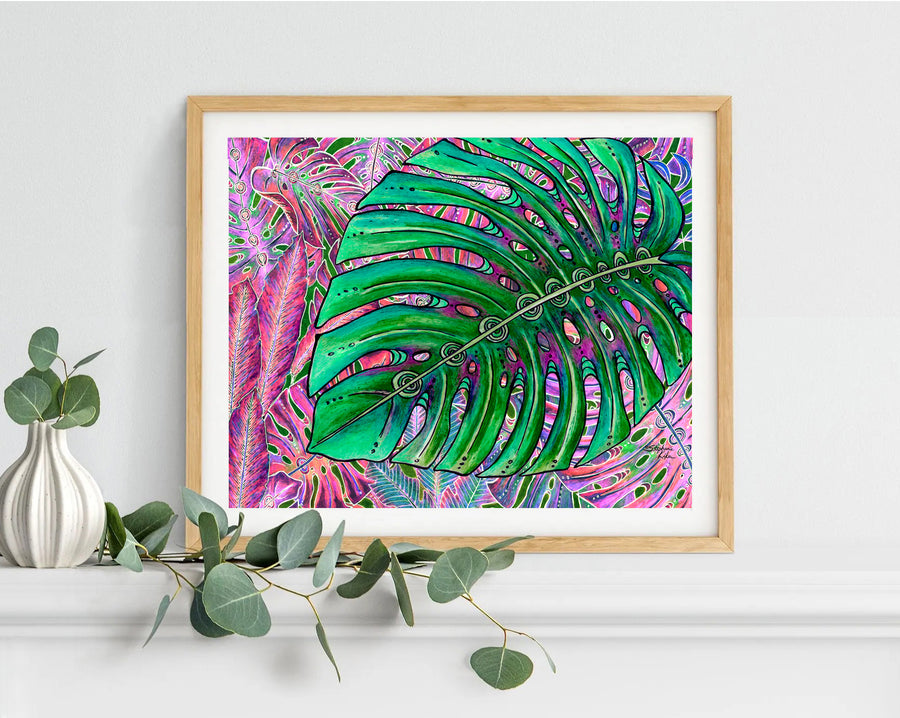 Single Monstera Print