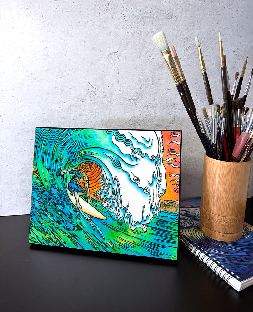 Surf Check Wall Art Panel