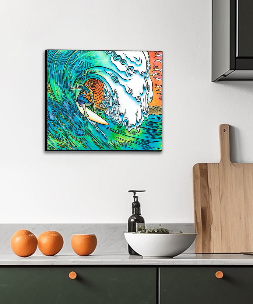 Surf Check Wall Art Panel