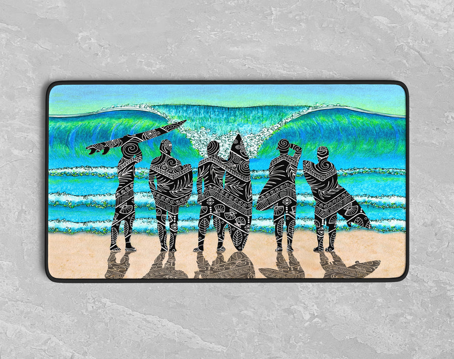 Surf Check Desk Mat