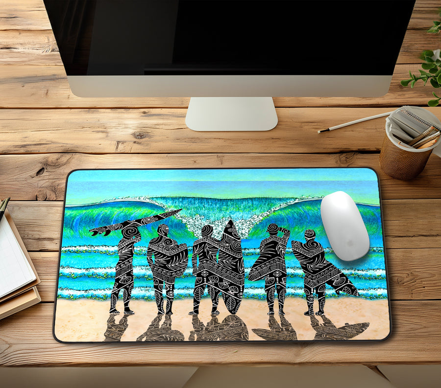 Surf Check Desk Mat