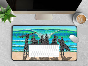 Surf Check Desk Mat