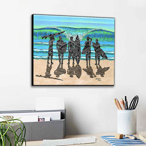 Surf Check Wall Art Panel