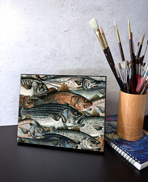 Surf Fish Wall Art Panel