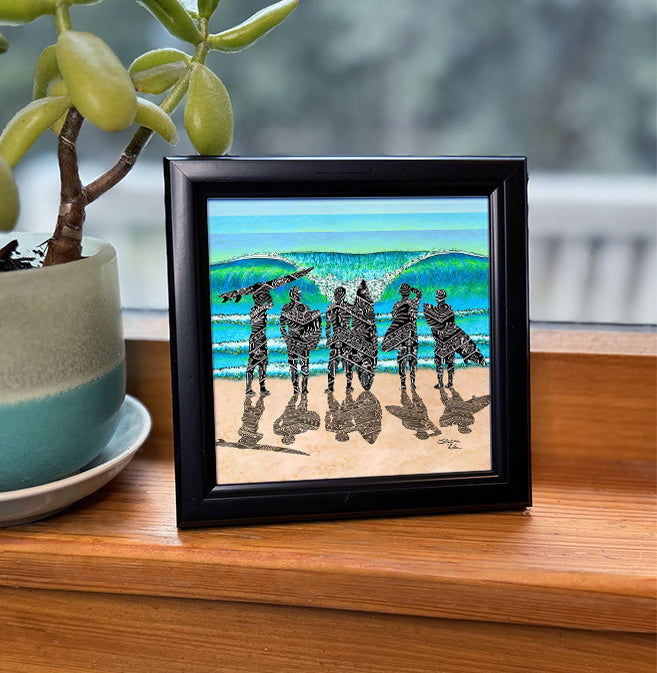 Surf Check Framed Art