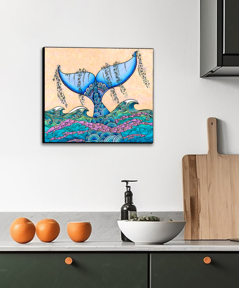 Tails of the Sea Wall Art Panel