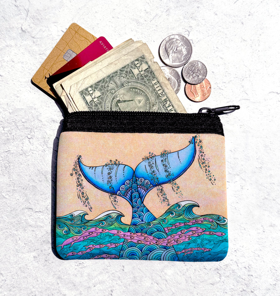 Tails of the Sea Coin Bag