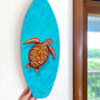 Tranquility Turtle Surfboard Wall Art