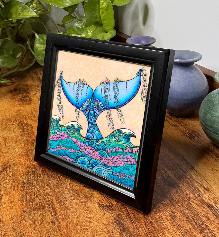 Tails of the Sea Framed Art
