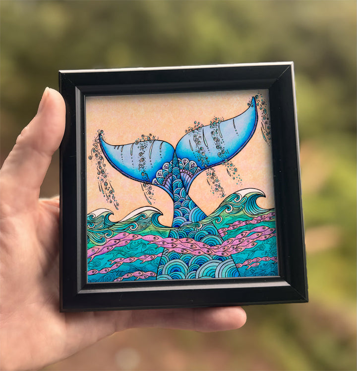 Tails of the Sea Framed Art