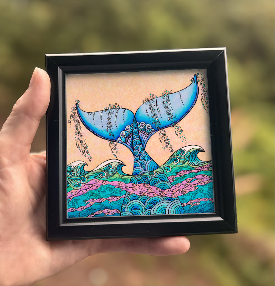 Tails of the Sea Framed Art