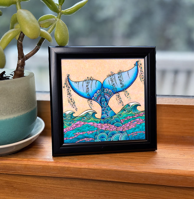 Tails of the Sea Framed Art