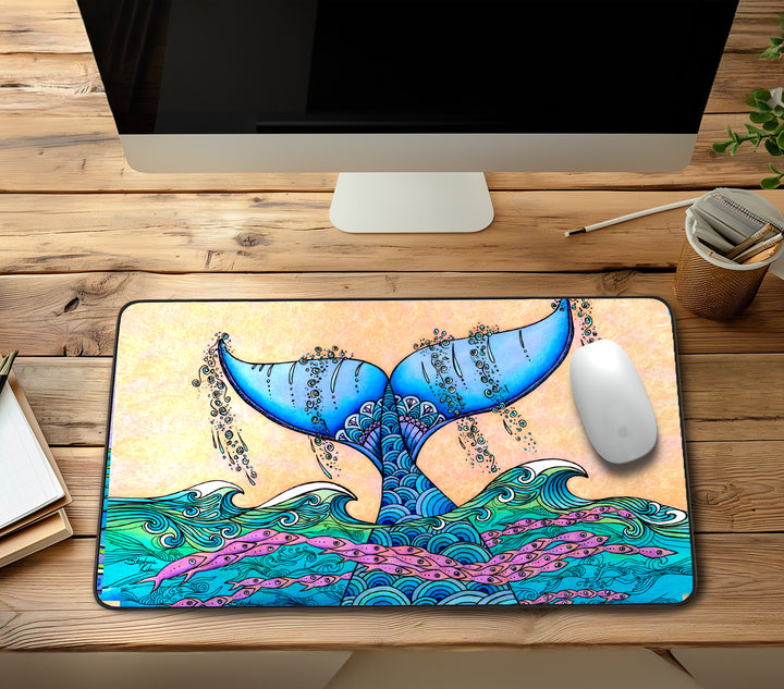 Tails of the Sea Desk Mat