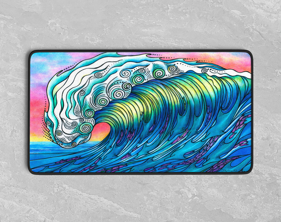 The Wave Desk Mat
