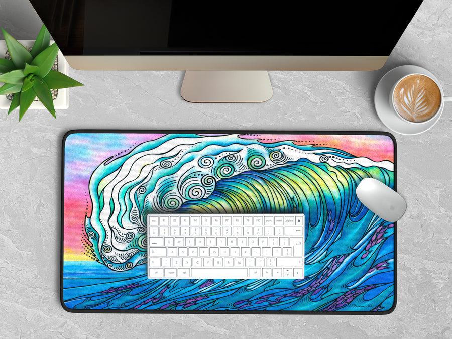 The Wave Desk Mat