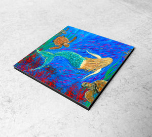 The Mermaid Dance Magnet