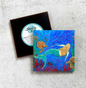 The Mermaid Dance Magnet
