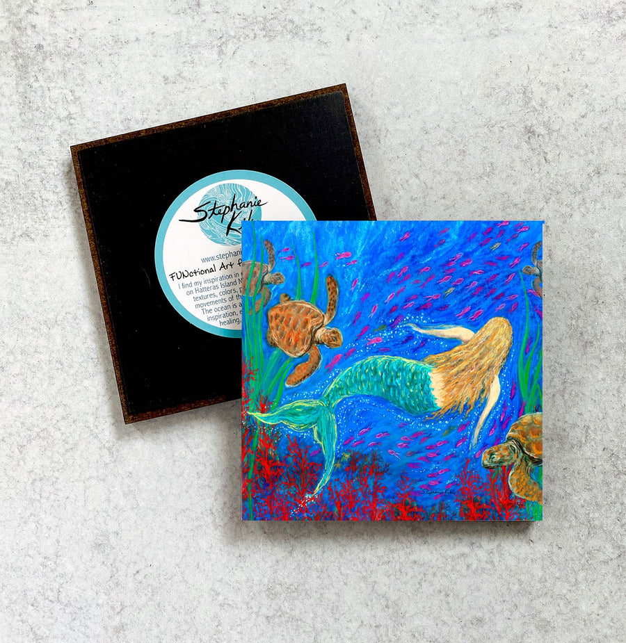 The Mermaid Dance Magnet