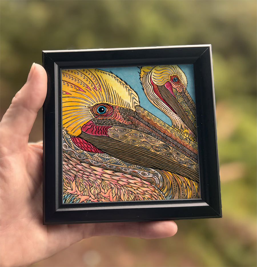 The Pelicans Framed Art