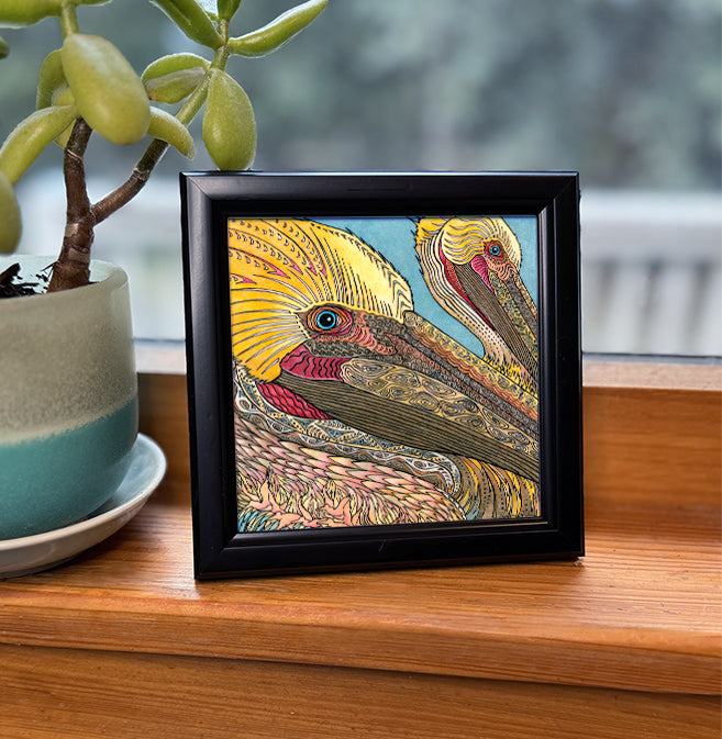 The Pelicans Framed Art