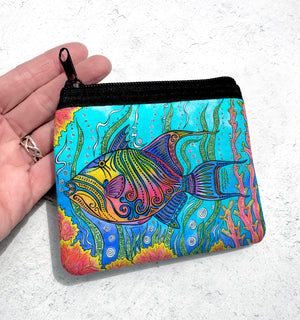 Triggerfish Coin Bag