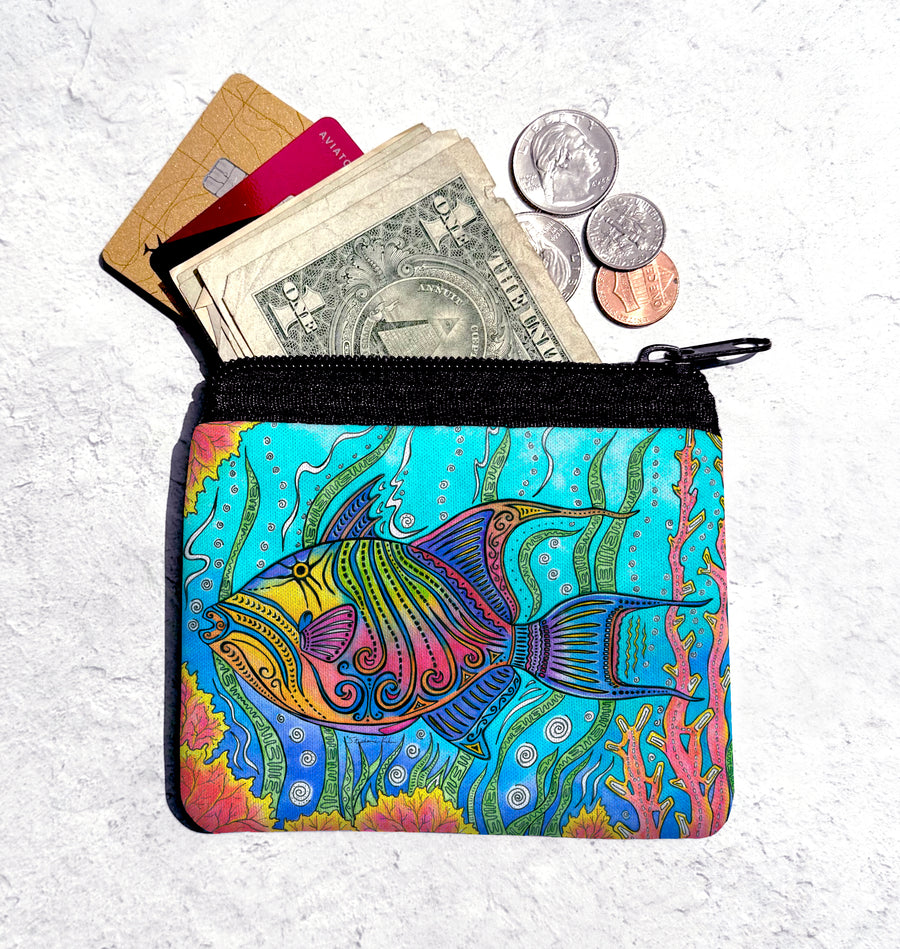 Triggerfish Coin Bag