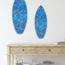 Tropical Fish School Surfboard Wall Art