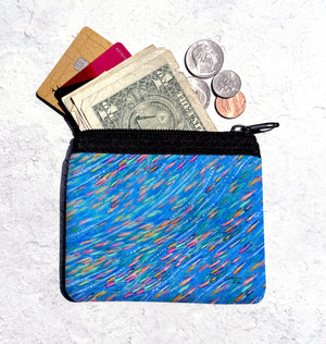 Tropical Fish School Coin Bag