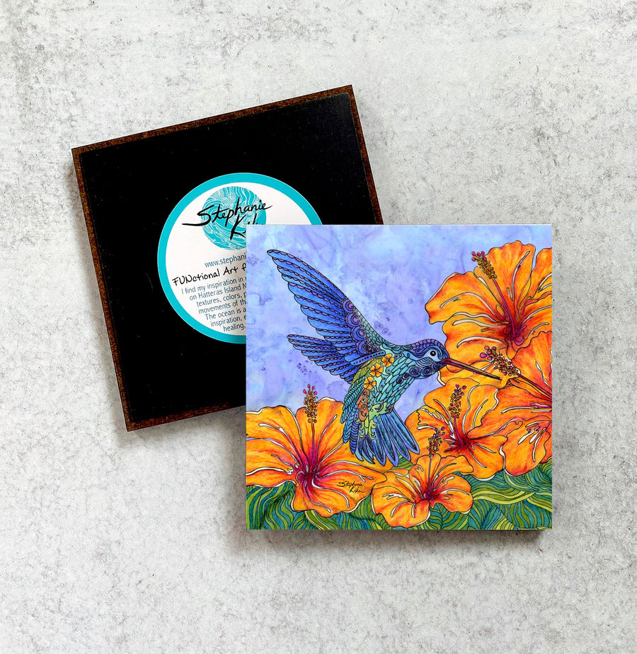Tropical Hummingbird Magnet