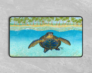 Turtle Paradise Desk Mat