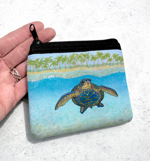 Turtle Paradise Coin Bag