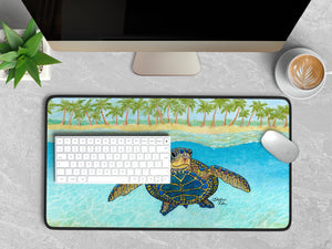 Turtle Paradise Desk Mat