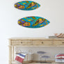 Turtle Time Surfboard Wall Art