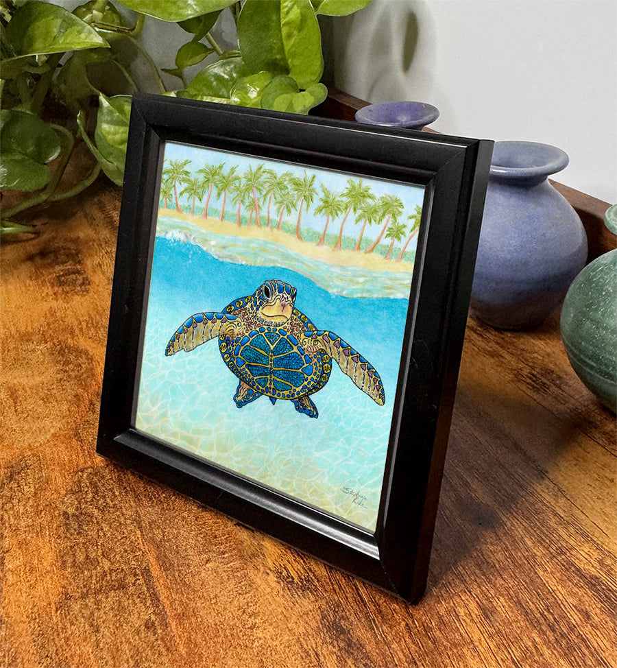 Turtle Paradise Framed Art