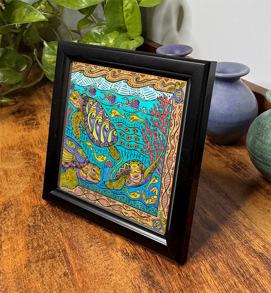 Turtle Time Framed Art