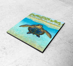 Turtle Paradise Magnet
