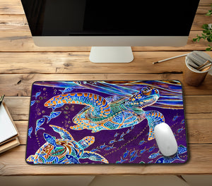 Turtles and Fish Desk Mat