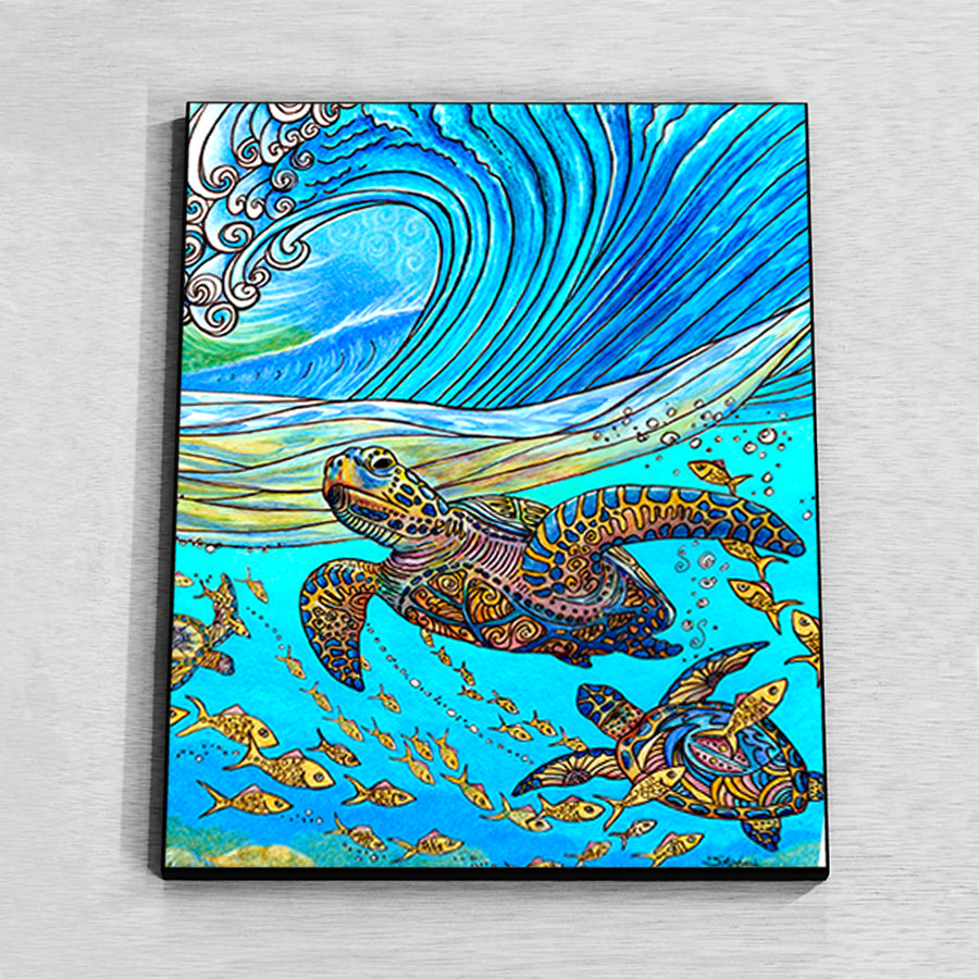 Under the Wave Wall Art Panel