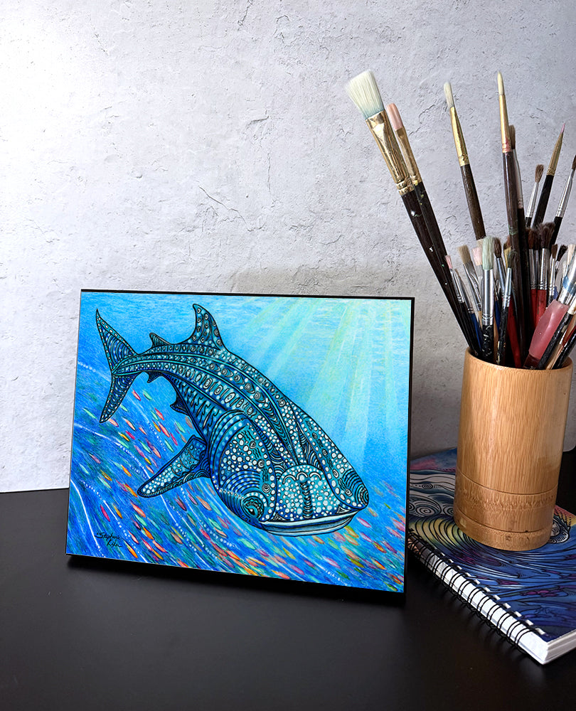Whale Shark Wall Art Panel