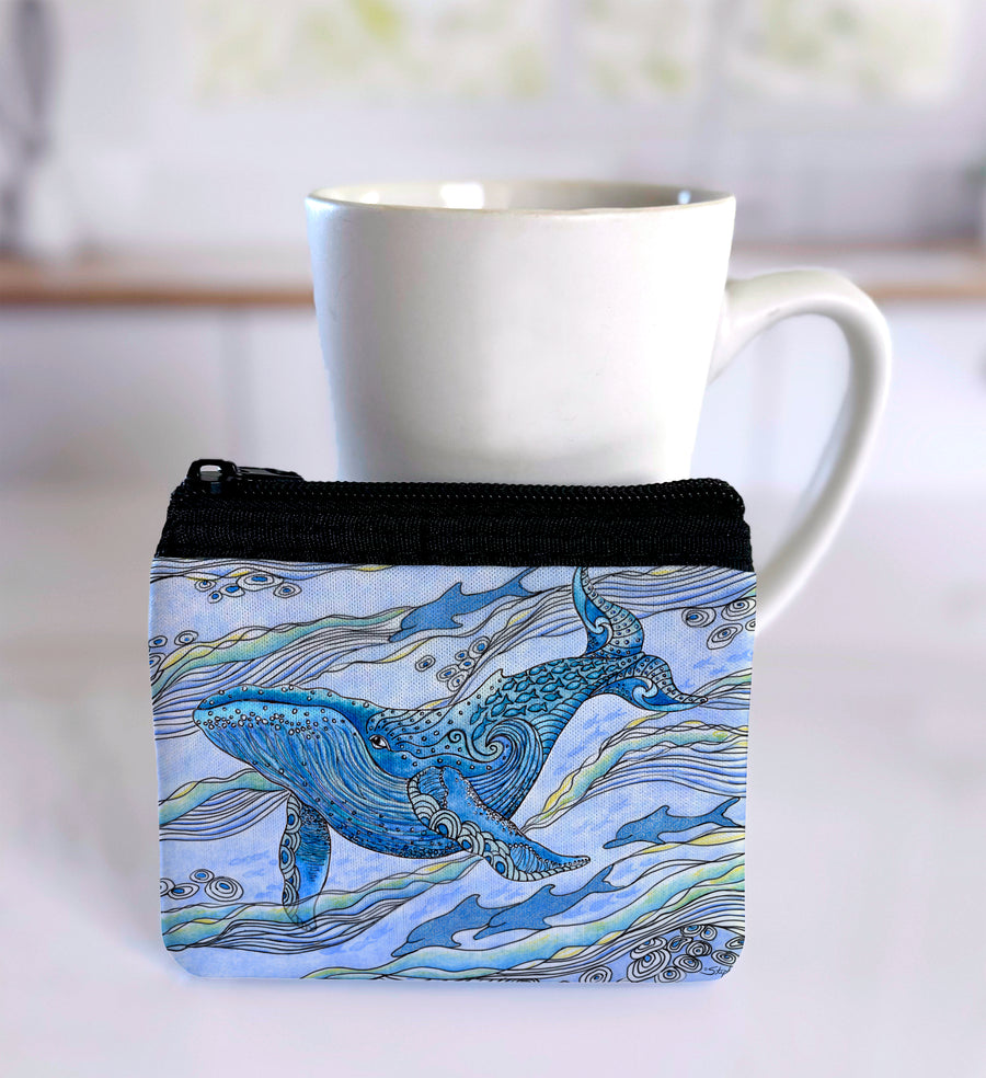 Whale Watch Coin Bag