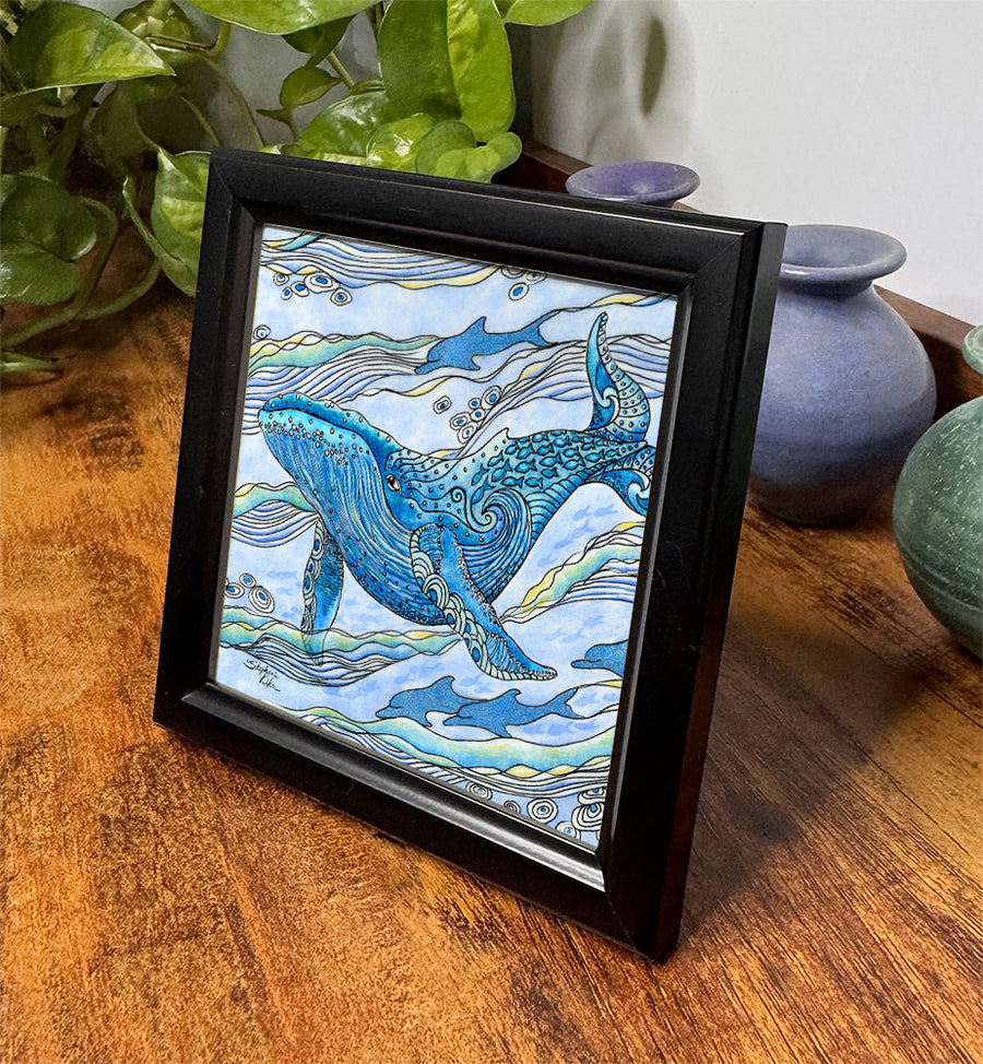 Whale Watch Framed Art