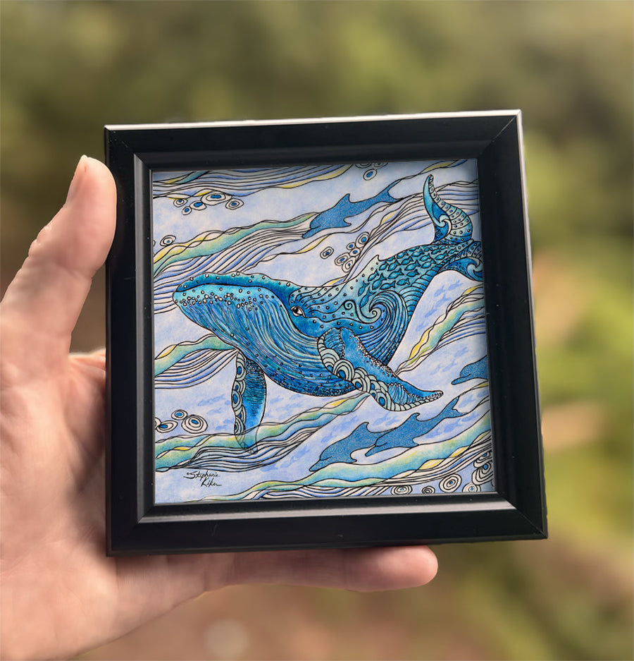 Whale Watch Framed Art
