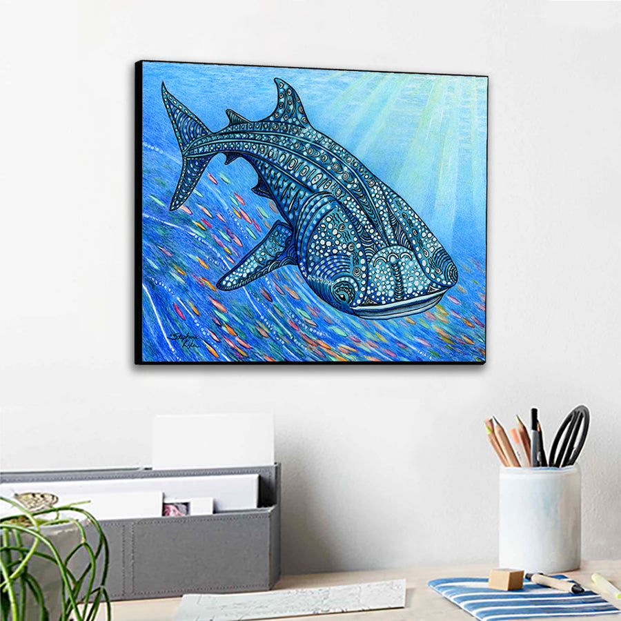Whale Shark Wall Art Panel