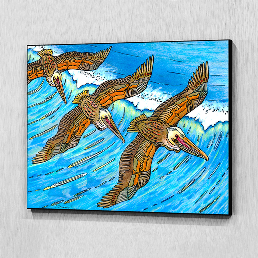 Wings over Waves Wall Art Panel