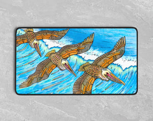 Wings over Waves Desk Mat