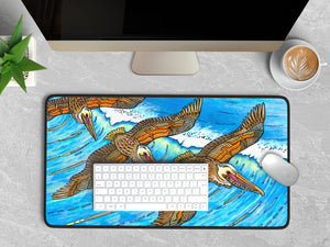 Wings over Waves Desk Mat