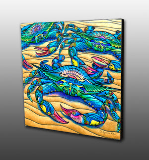 Blue Crabs Magnet