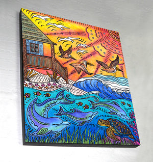 Oceanfront Wall Art Panel