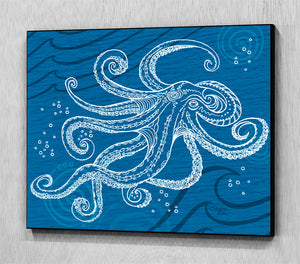 Octopus One Color Wall Art Panel